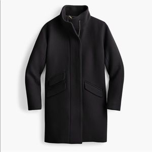 J. Crew black Cocoon coat size 8 great condition